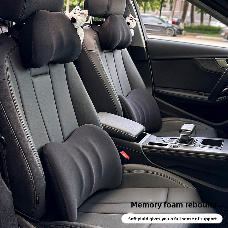 Memory Foam Headrest 2025 New DIY Memory Foam Headrest and Lumbar Support Pillow