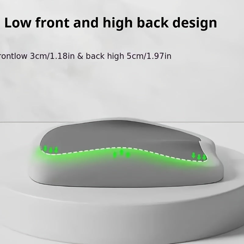 2pcs Car Heightening Cushion And Lumbar Support Set | Ergonomic Design | Enhances Driving Visibility, Comfortable for Long Sitting | Soft Memory Foam for Support | Suitable for Sedans, Suvs, And Trucks