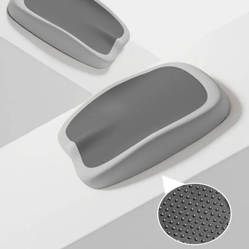 2pcs Car Heightening Cushion And Lumbar Support Set | Ergonomic Design | Enhances Driving Visibility, Comfortable for Long Sitting | Soft Memory Foam for Support | Suitable for Sedans, Suvs, And Trucks