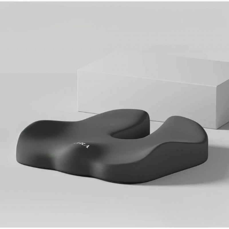 ELHIVE Memory Foam Cushion Suitable for Long Sitting Office Chair Car Cushion Medium Soft Pillow Machine Washable Compatible with Office Chair Truck Seat Lumbar Support Design