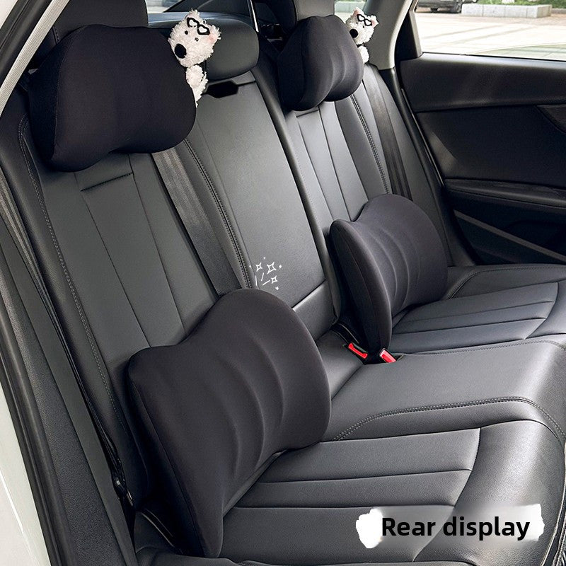 Memory Foam Headrest 2025 New DIY Memory Foam Headrest and Lumbar Support Pillow