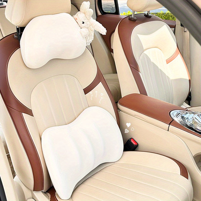 Memory Foam Headrest 2025 New DIY Memory Foam Headrest and Lumbar Support Pillow