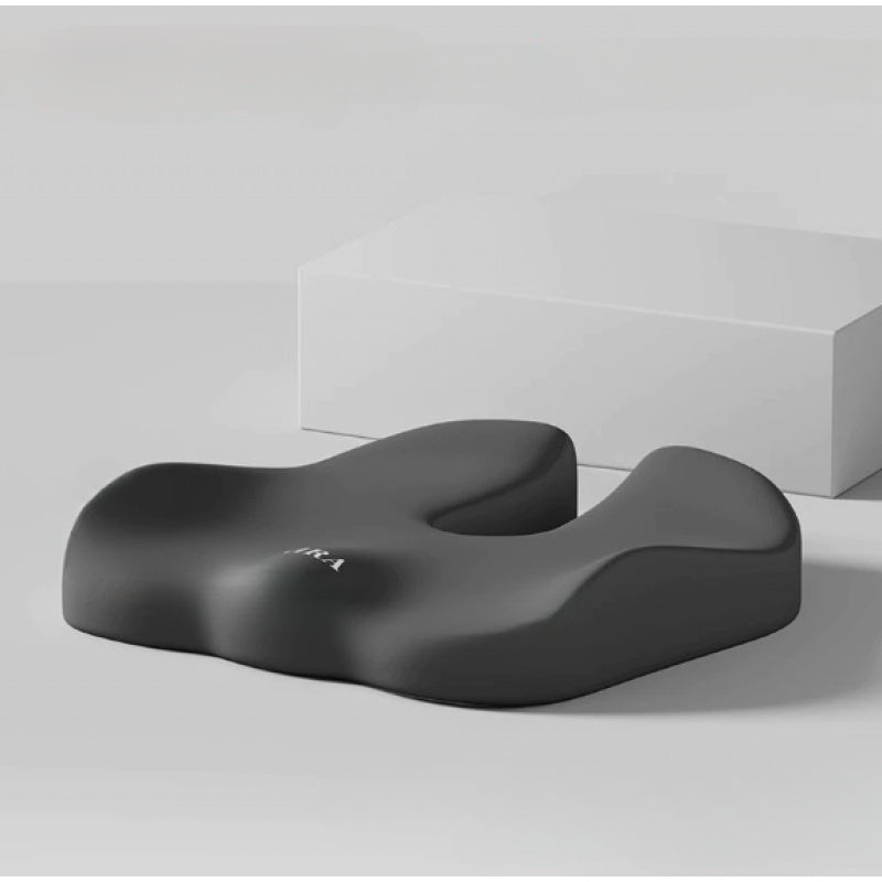 ELHIVE Memory Foam Cushion Suitable for Long Sitting Office Chair Car Cushion Medium Soft Pillow Machine Washable Compatible with Office Chair Truck Seat Lumbar Support Design